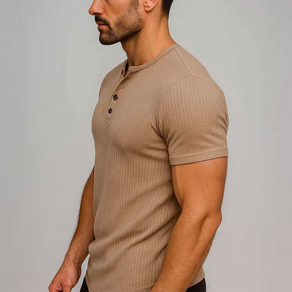 Siena - Men's Ultra Comfortable Henley Shirt